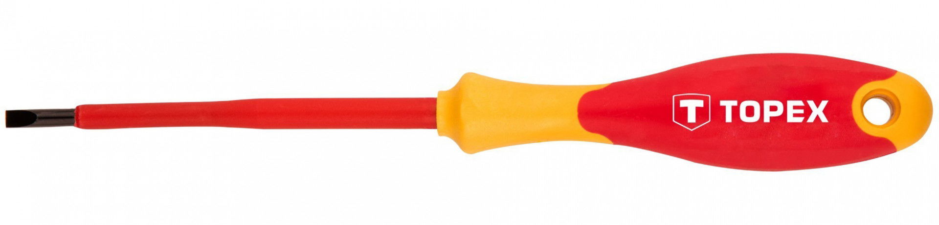 Topex 39D472 szigetelt lapos csavarhúzó, 210/100 mm, 4.0 mm termék fő termékképe