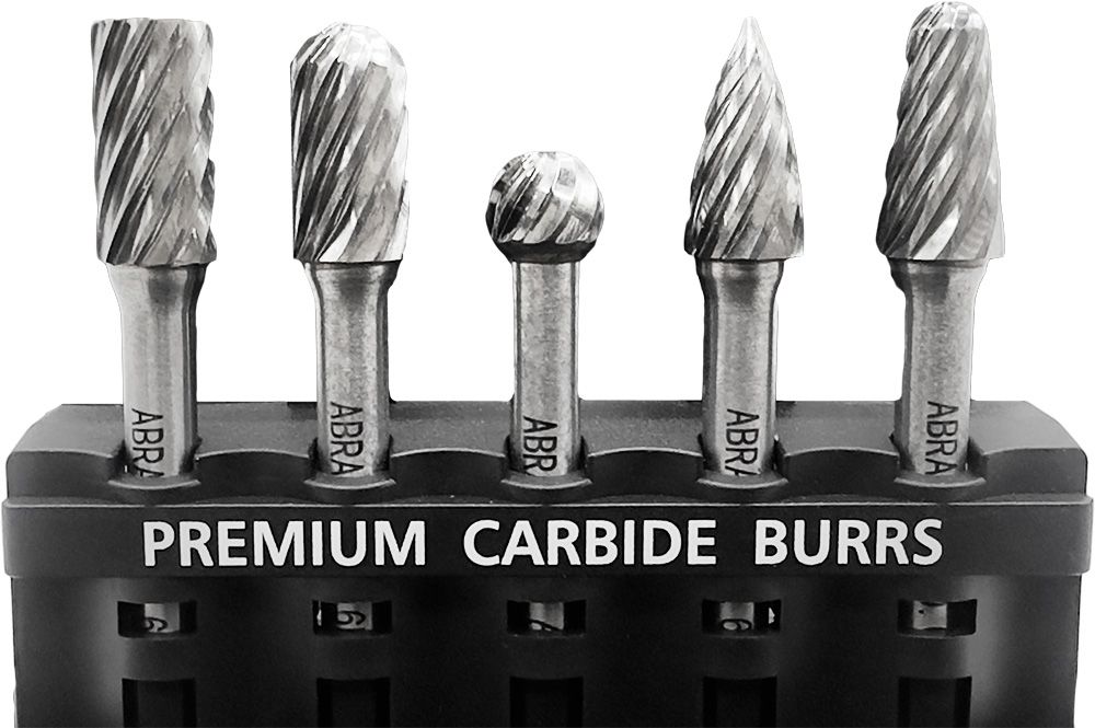 Abraboro D 12 mm keményfém turbómaró készlet, 5 db, műanyag dobozban, inox fogazással termék fő termékképe