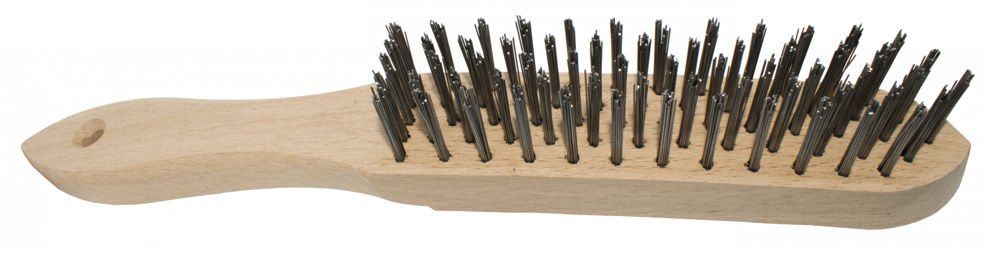 Abraboro Fanyelű kézi kefe, egyenes acéldrót termék fő termékképe