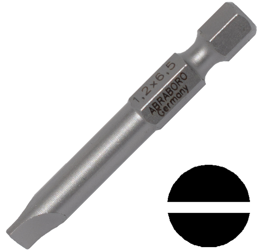 Abraboro 1 x 5.5 x 50 mm lapos SUPRA bit, 10 db/csomag termék fő termékképe