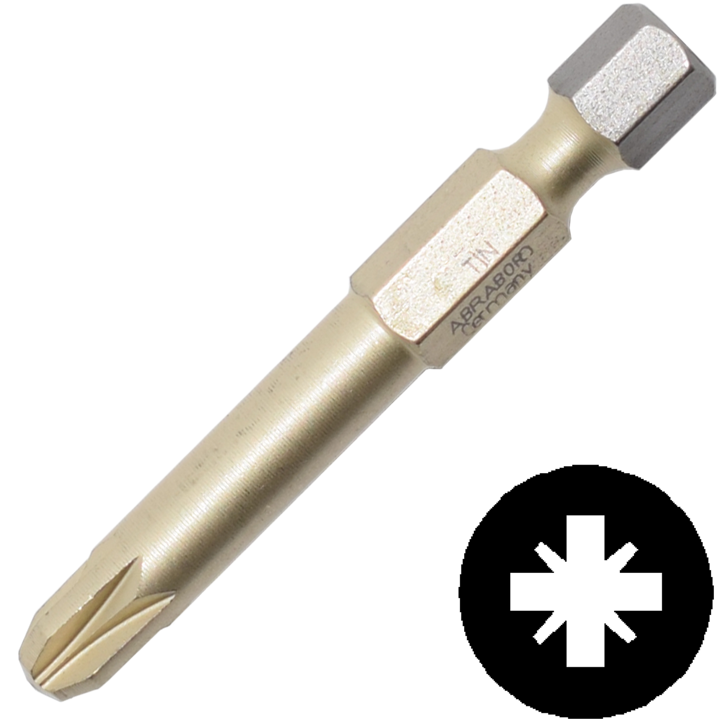 Abraboro PZ 2 x 50 mm Pozidrive SUPRA-TIN bit, 10 db/csomag termék fő termékképe