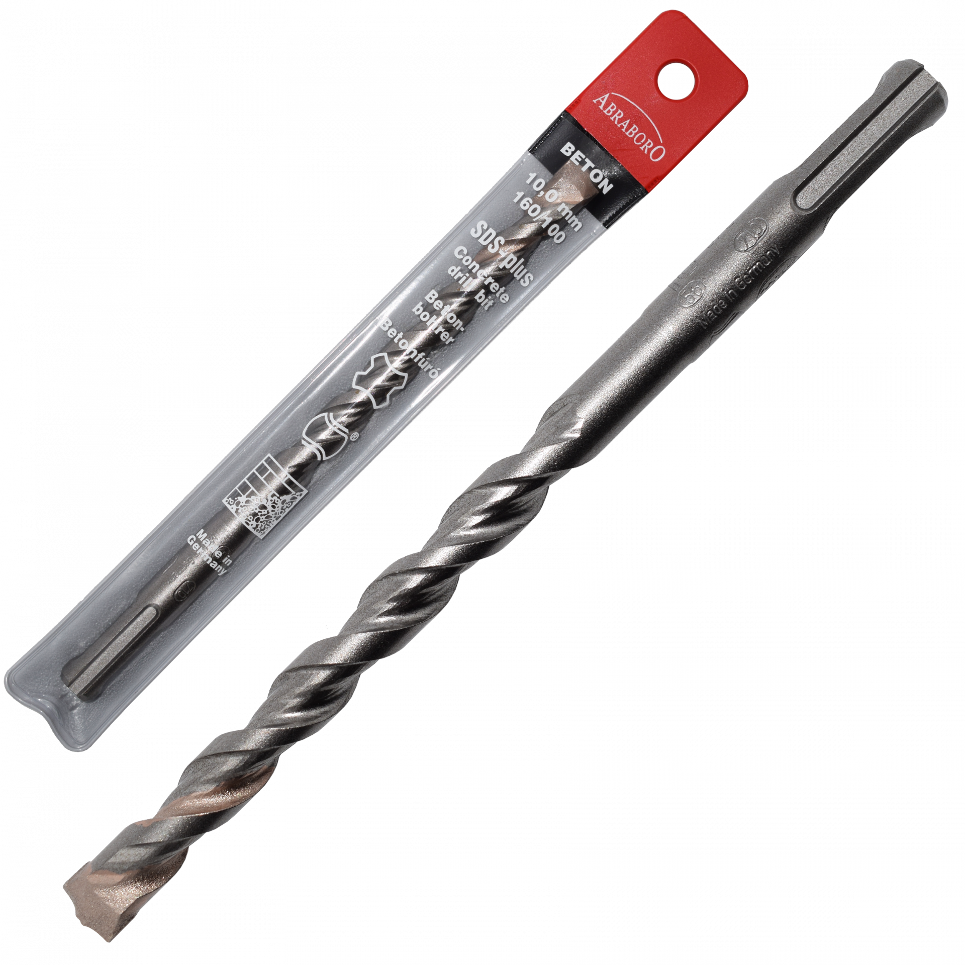 Abraboro 10 x 110 / 50 mm SDS-plus TWIXX betonfúró műanyag tasakban termék fő termékképe