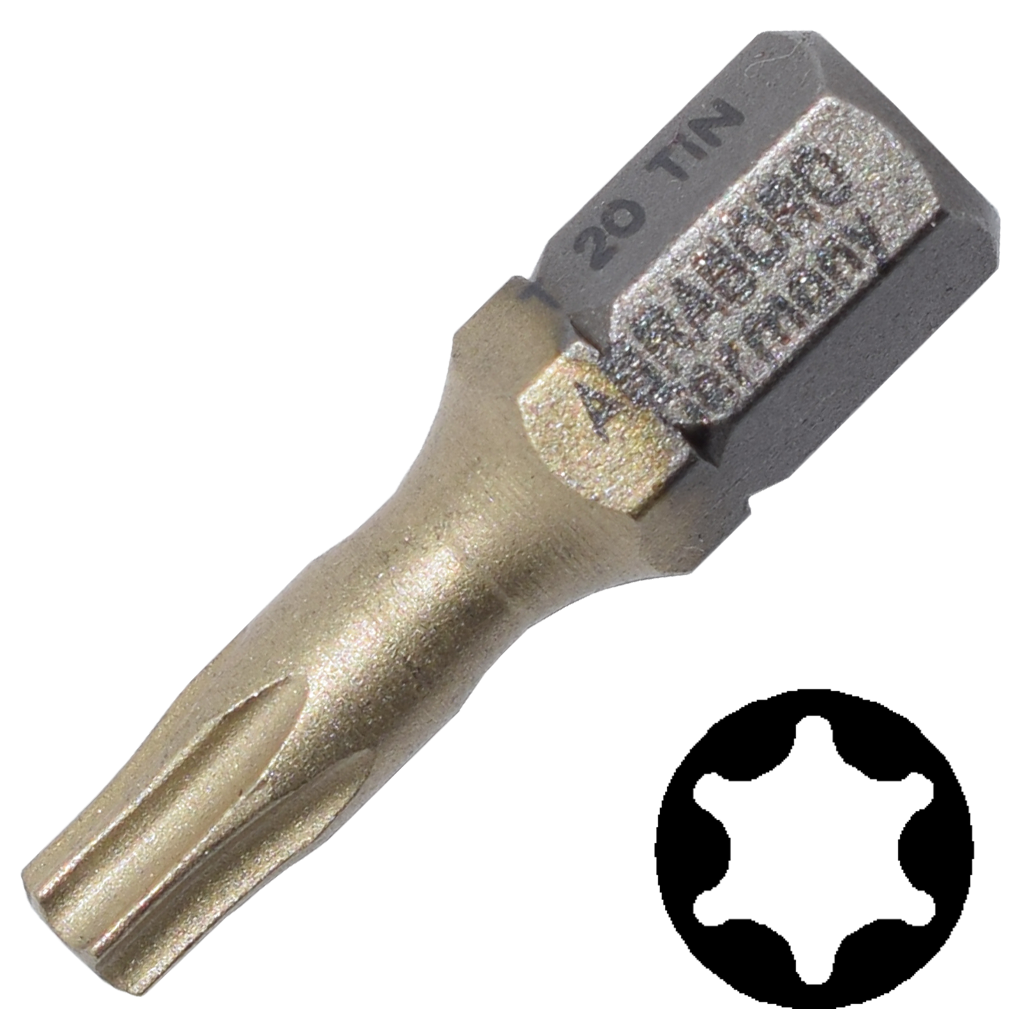 Abraboro T 10 x 25 mm Torx SUPRA-TIN bit, 10 db/csomag termék fő termékképe