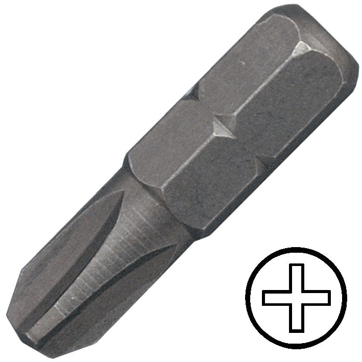 KENNEDY No.3 kereszthornyos csavarhúzó bit 1/4" hatszög illesztéssel, 25 mm termék fő termékképe