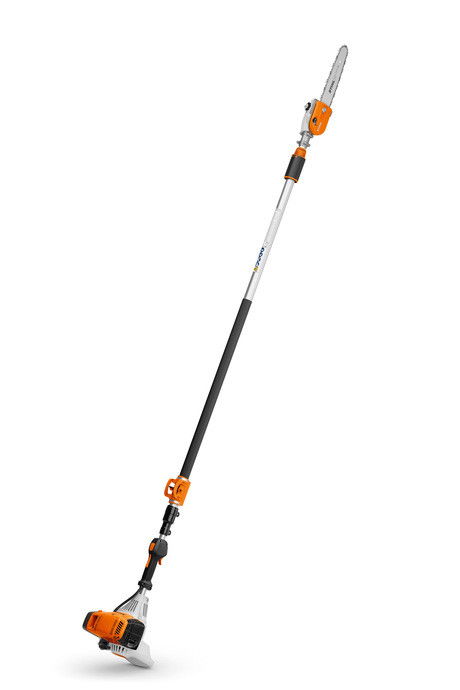 STIHL HT 135 benzinmotoros magassági ágvágó 4-MIX motorral, teleszkópos szárral termék fő termékképe
