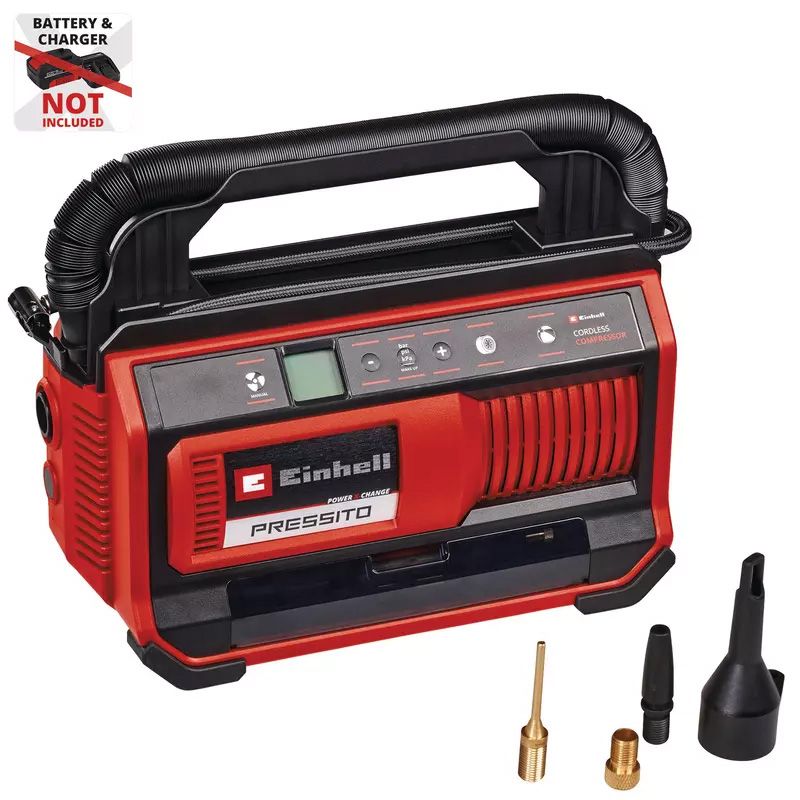 EINHELL PRESSITO 18/25 akkumulátoros kompresszor (akku és töltő nélkül) termék fő termékképe