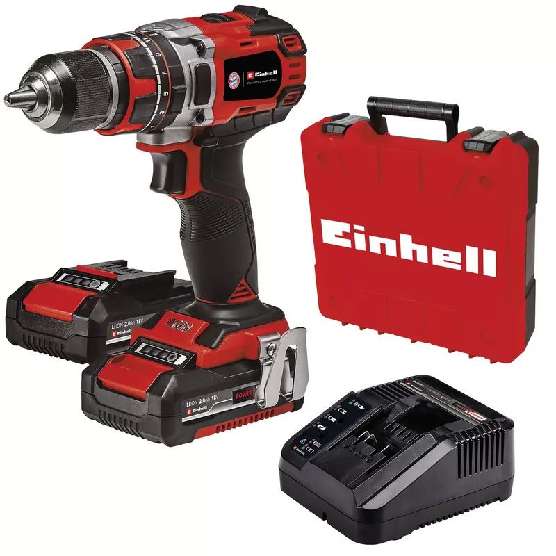 EINHELL TP-CD 18/50 Li-i BL - FCB akkus ütvefúró-csavarozó (2 x 2.0 Ah Li-ion akkuval, E-Box Basic kofferben) termék fő termékképe