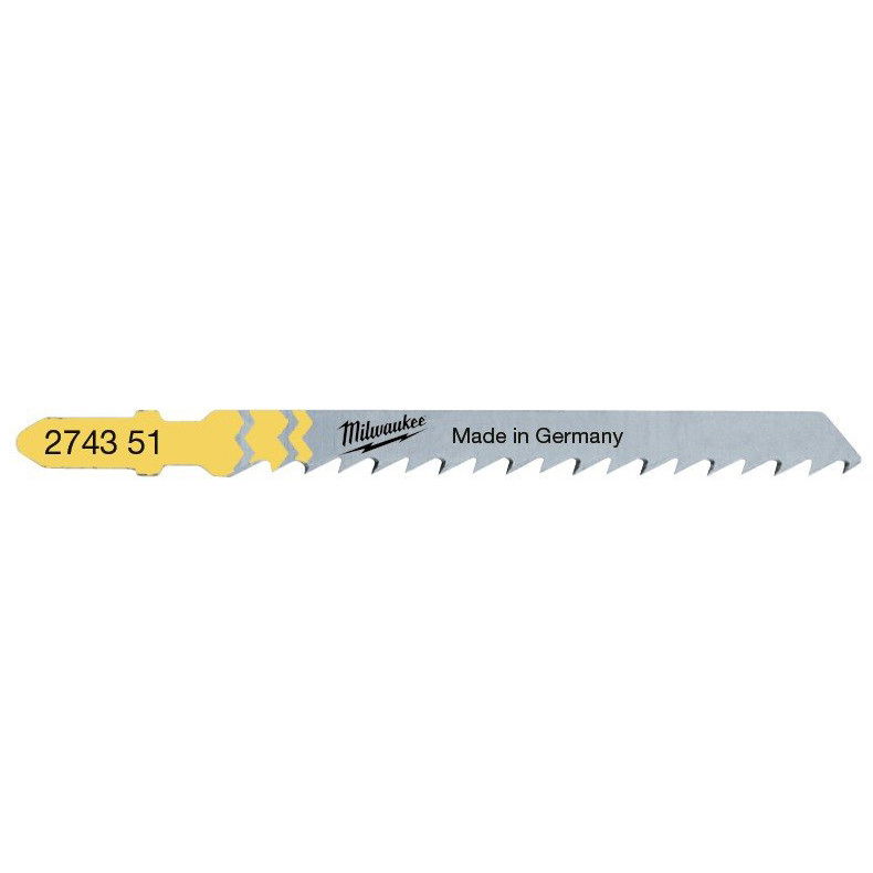 Milwaukee Szúrófűrészlap, tiszta és forgács nélküli vágáshoz, T 101 D, 75 mm, 5 db/csomag termék fő termékképe