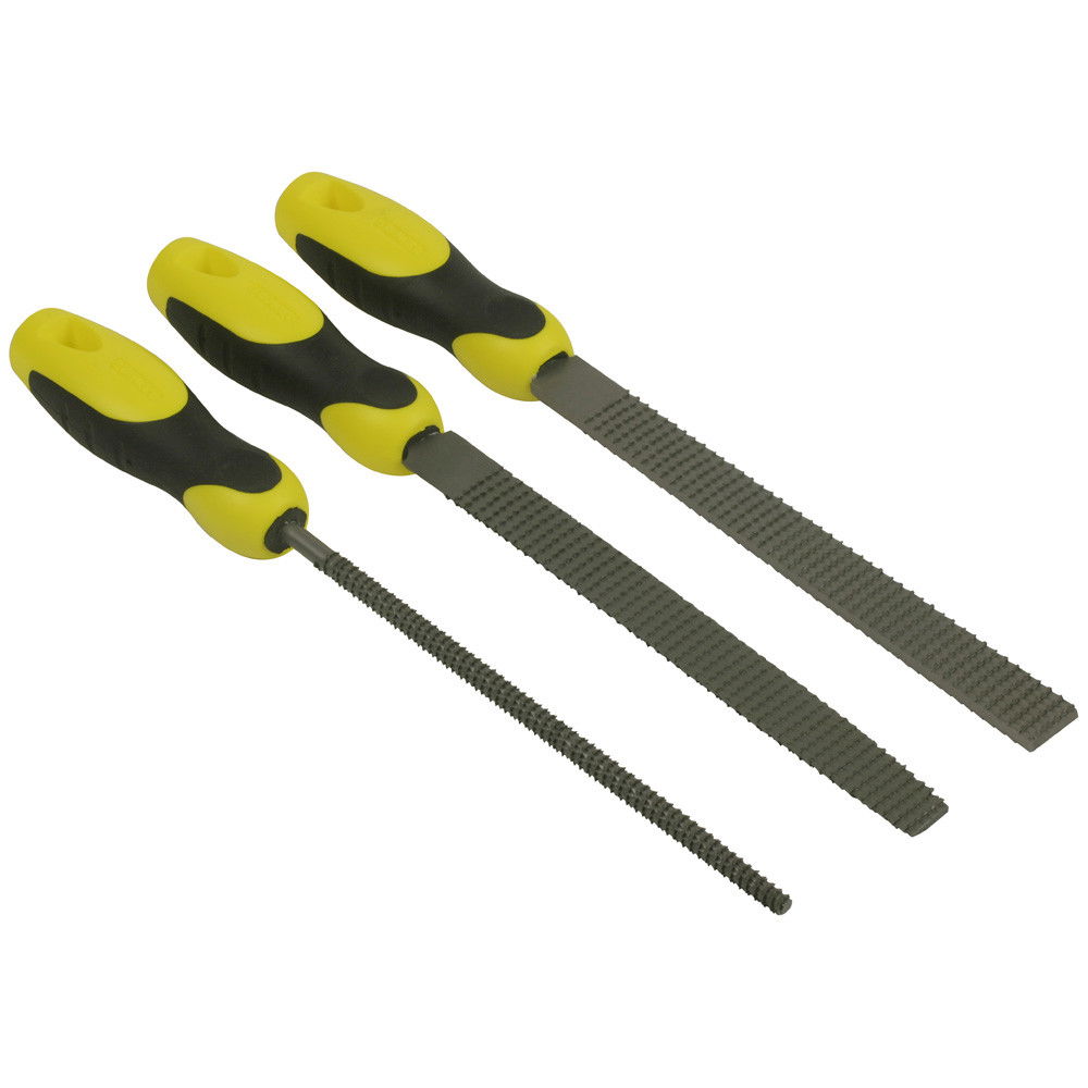 Stanley 0-22-477 3 részes ráspoly készlet (lapos, kerek, félkerek), 200 mm, normál termék fő termékképe